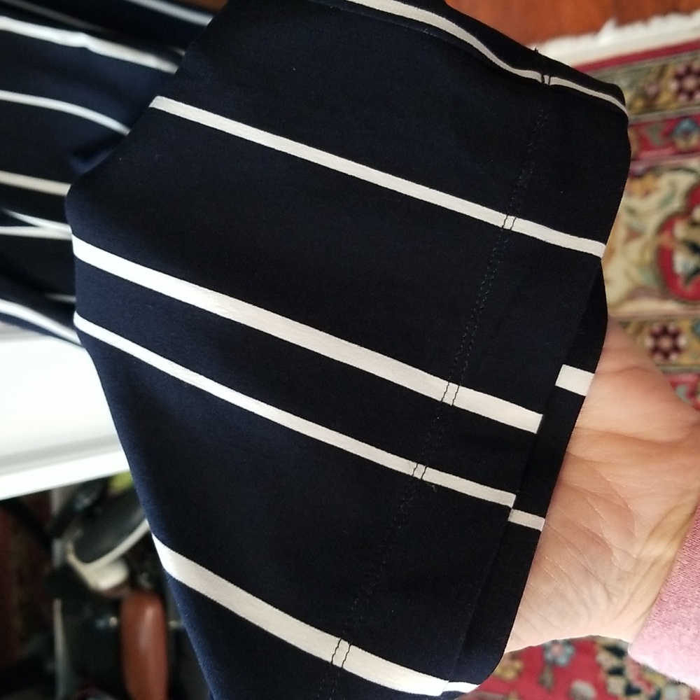 CHICO'S Tencil Wide Legged Jumpsuit Navy Size 0 - Picture 4 of 6
